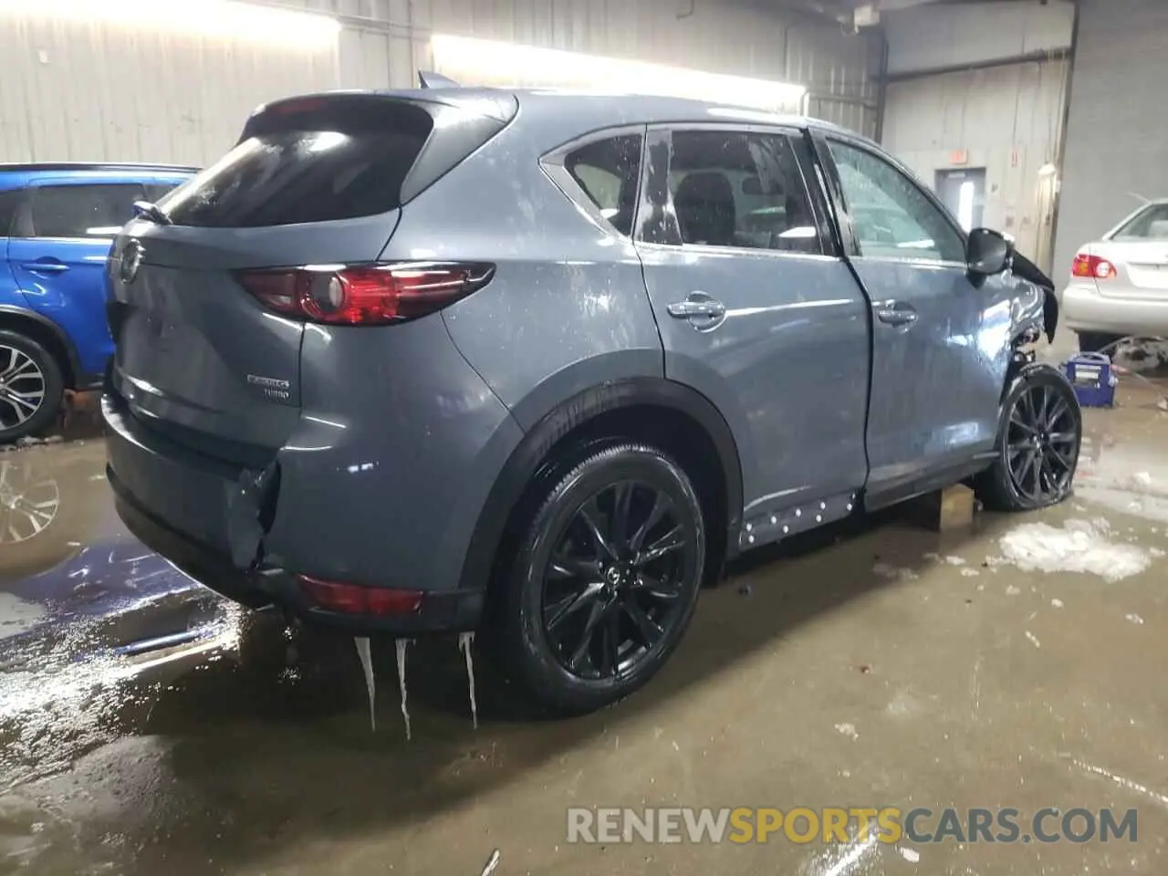 3 fotografías del automóvil dañado JM3KFBCY9M0400009 MAZDA CX-5 CARBO 2021