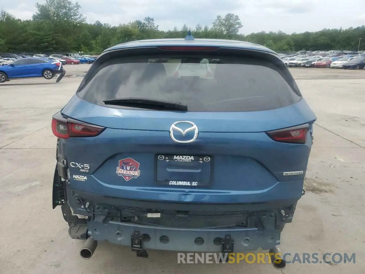 6 fotografías del automóvil dañado JM3KFBCM0N0567552 MAZDA CX-5 PREFE 2022