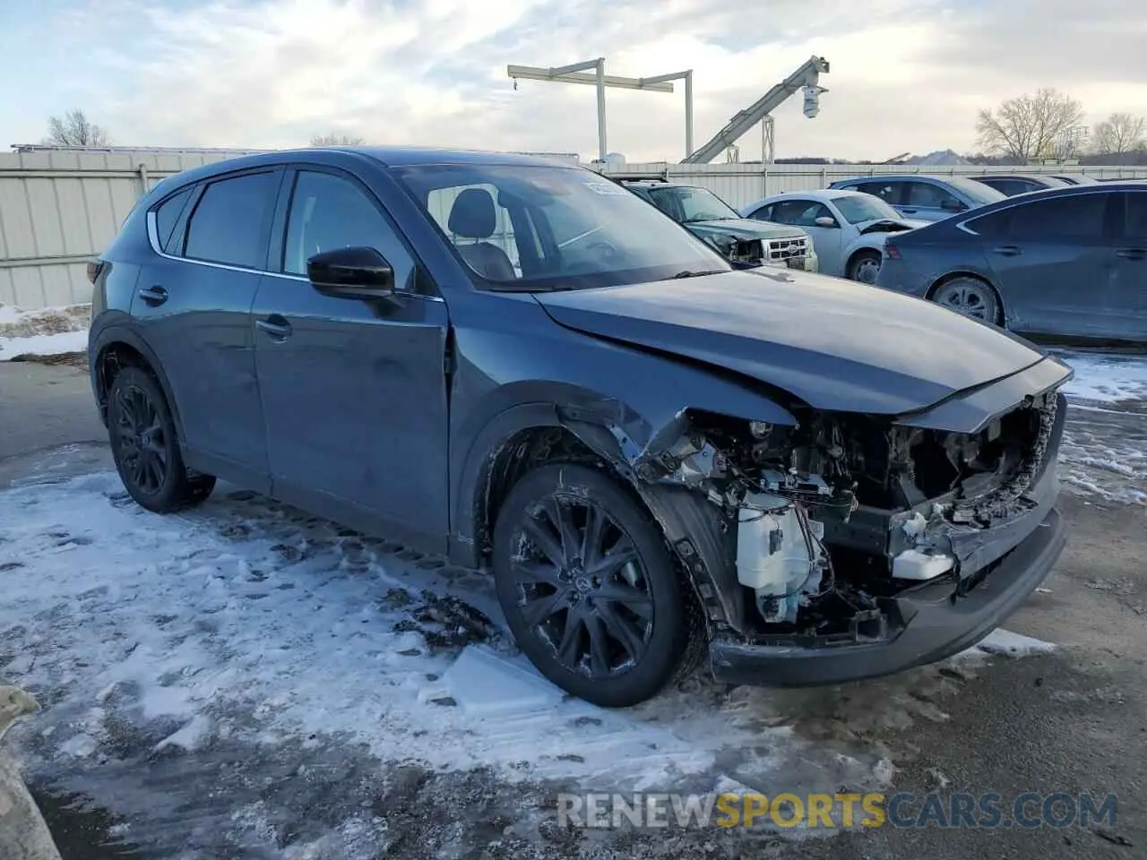 4 fotografías del automóvil dañado JM3KFBCM2N0546105 MAZDA CX-5 PREFE 2022