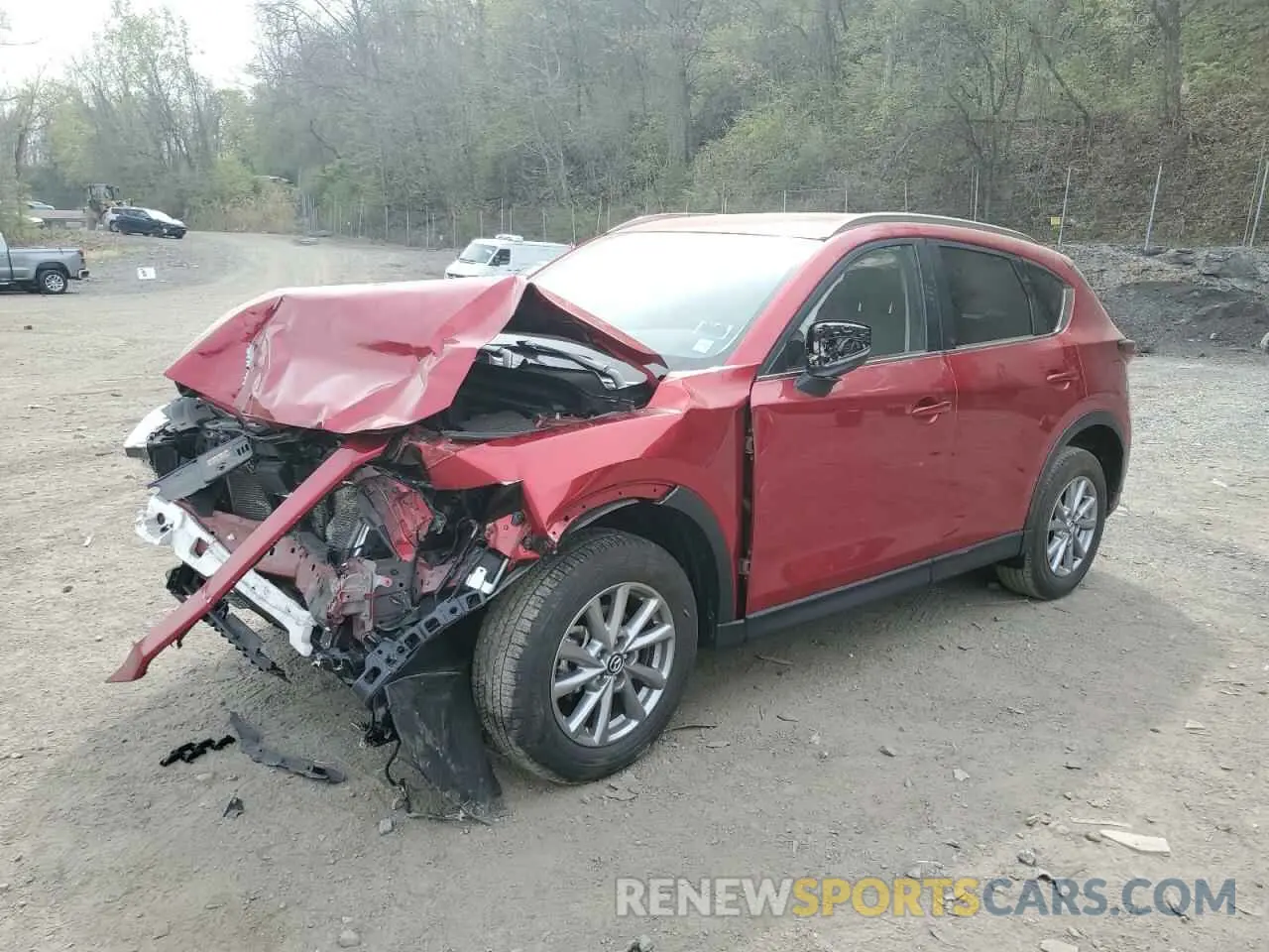 1 fotografías del automóvil dañado JM3KFBCM2N0648407 MAZDA CX-5 PREFE 2022