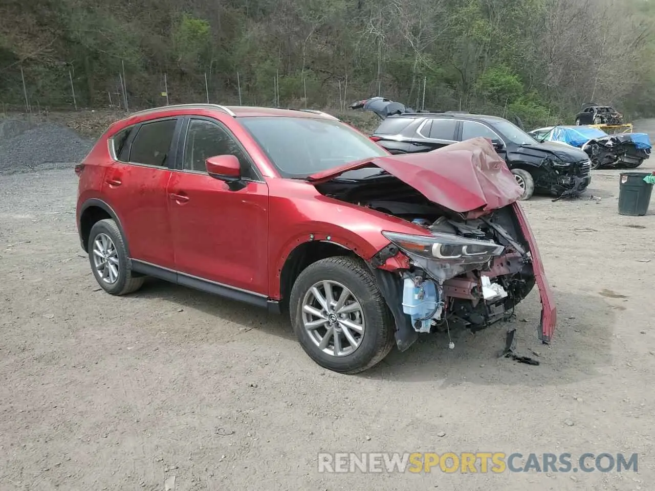4 fotografías del automóvil dañado JM3KFBCM2N0648407 MAZDA CX-5 PREFE 2022