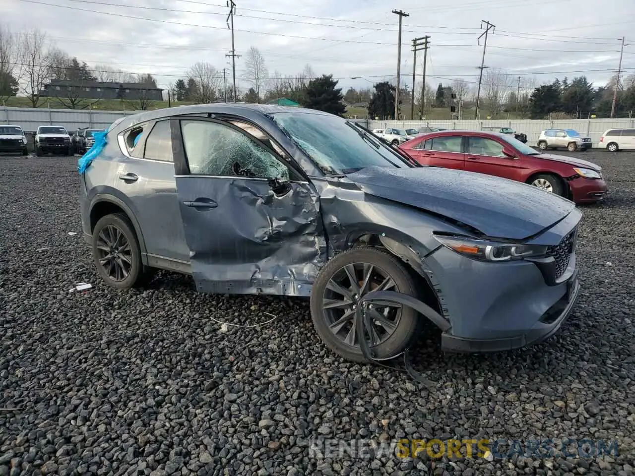 4 fotografías del automóvil dañado JM3KFBCM8N1550668 MAZDA CX-5 PREFE 2022