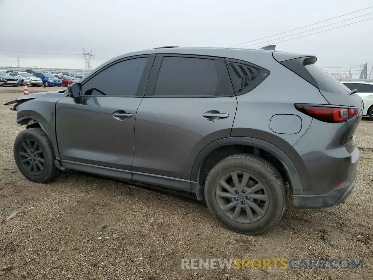 2 fotografías del automóvil dañado JM3KFBCM9N0550085 MAZDA CX-5 PREFE 2022