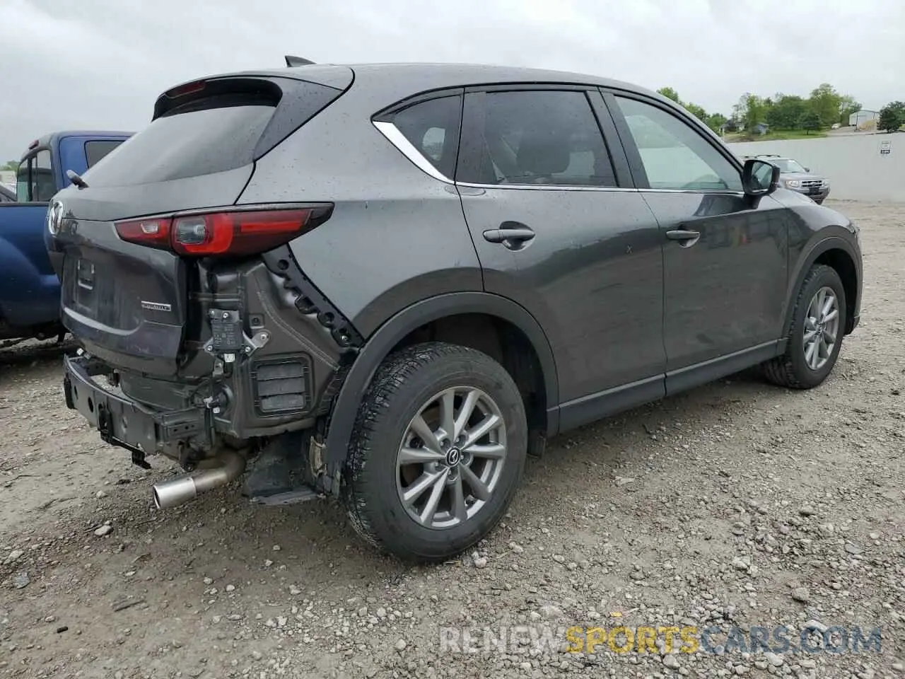 3 fotografías del automóvil dañado JM3KFBCM0P0200217 MAZDA CX-5 PREFE 2023