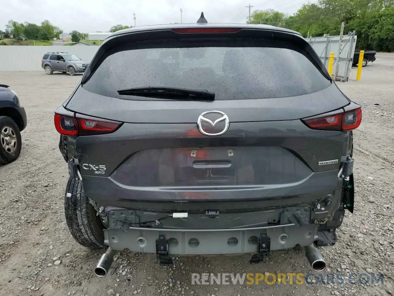 6 fotografías del automóvil dañado JM3KFBCM0P0200217 MAZDA CX-5 PREFE 2023