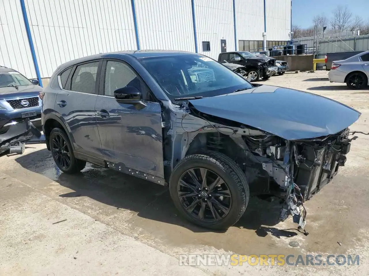 4 fotografías del automóvil dañado JM3KFBCM1P0176901 MAZDA CX-5 PREFE 2023