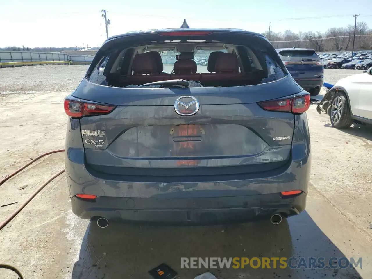 6 fotografías del automóvil dañado JM3KFBCM1P0176901 MAZDA CX-5 PREFE 2023