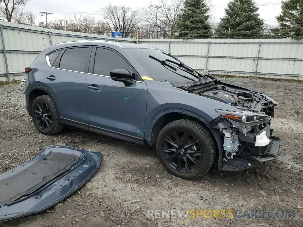 4 fotografías del automóvil dañado JM3KFBCM4P0143942 MAZDA CX-5 PREFE 2023