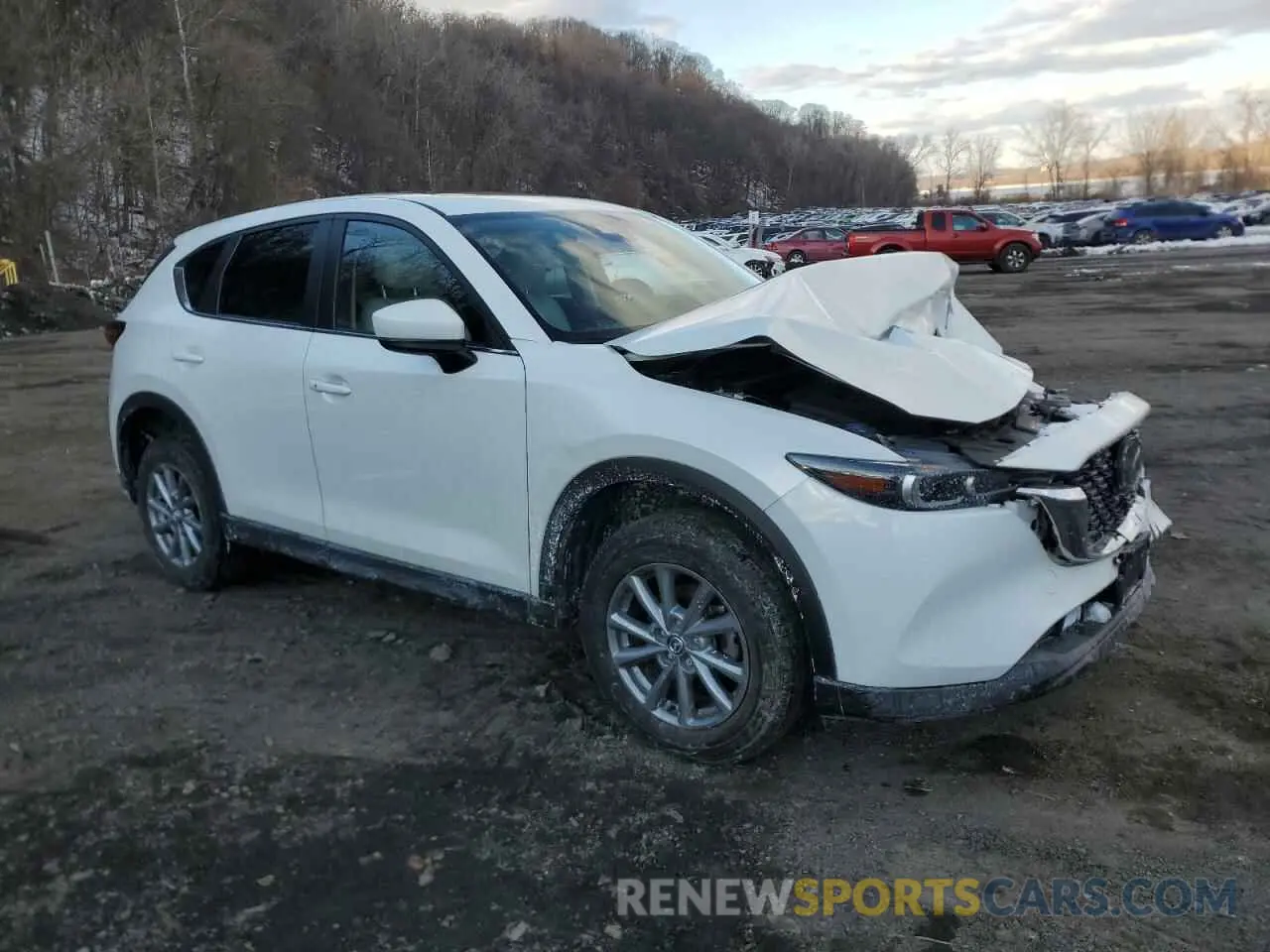 4 fotografías del automóvil dañado JM3KFBCM4P0210734 MAZDA CX-5 PREFE 2023
