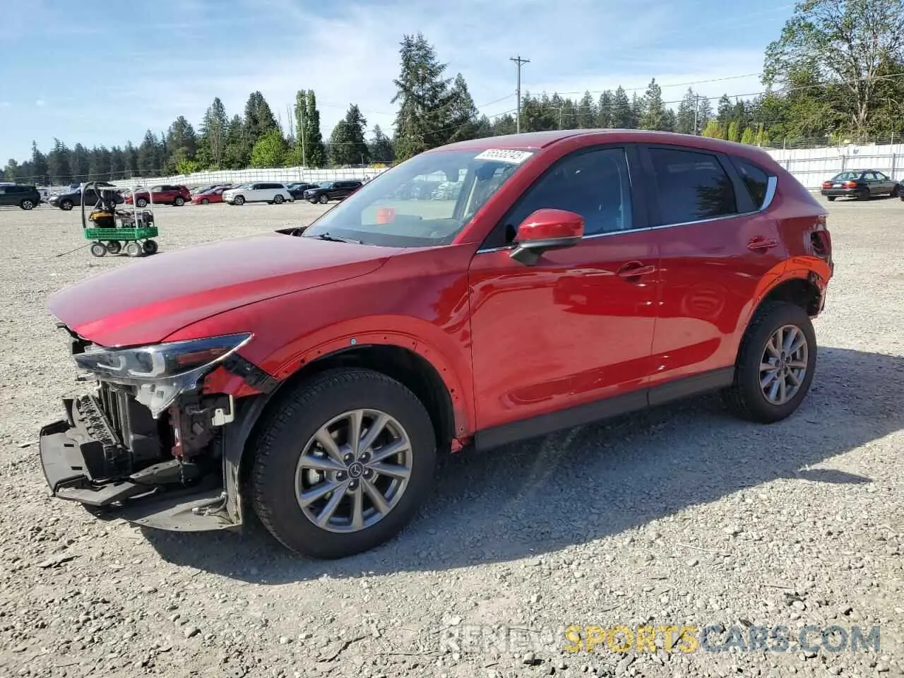 1 fotografías del automóvil dañado JM3KFBCM4P0270884 MAZDA CX-5 PREFE 2023