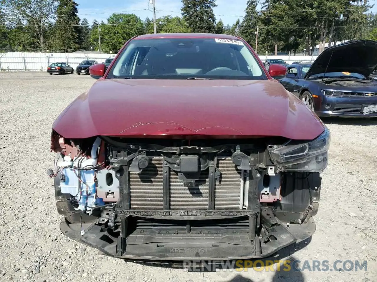 5 fotografías del automóvil dañado JM3KFBCM4P0270884 MAZDA CX-5 PREFE 2023