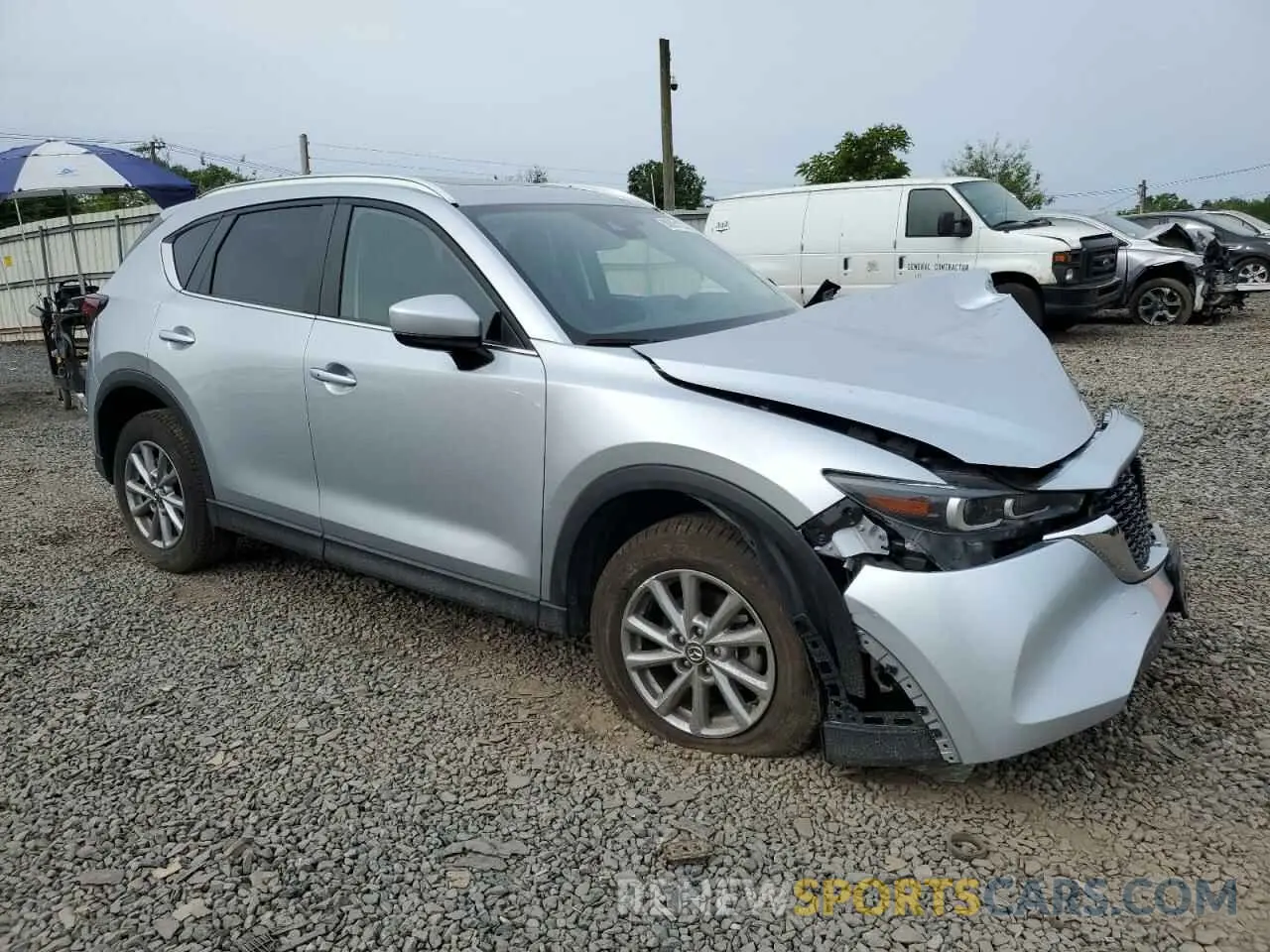4 fotografías del automóvil dañado JM3KFBCM5P0177081 MAZDA CX-5 PREFE 2023