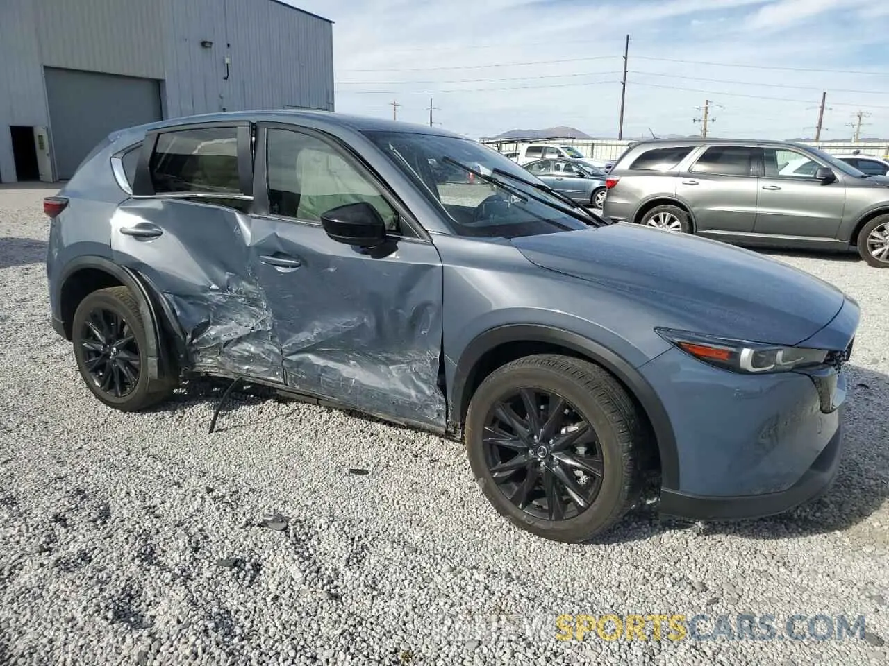 4 fotografías del automóvil dañado JM3KFBCM5P0215568 MAZDA CX-5 PREFE 2023