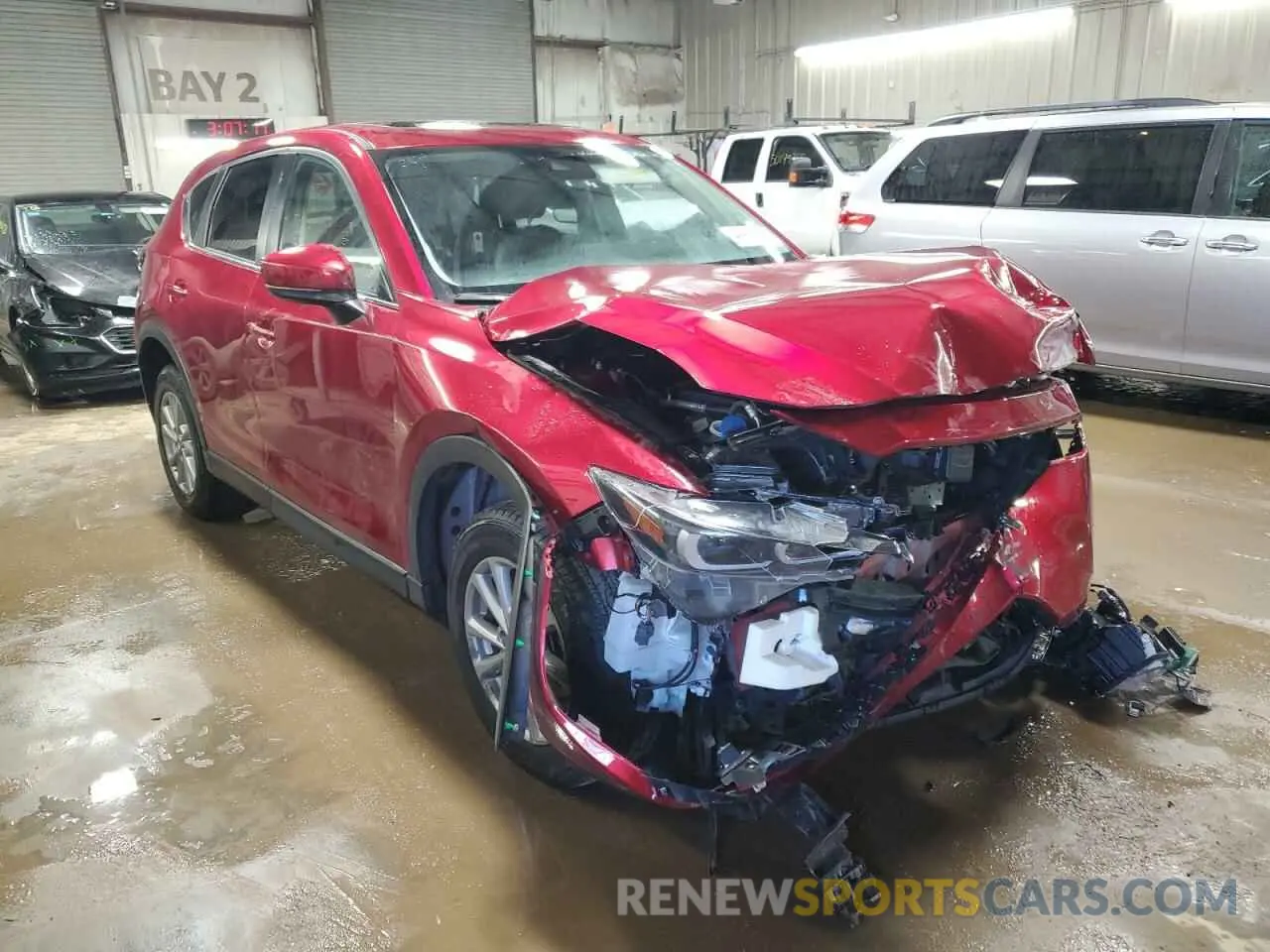 4 fotografías del automóvil dañado JM3KFBCM6P0140282 MAZDA CX-5 PREFE 2023