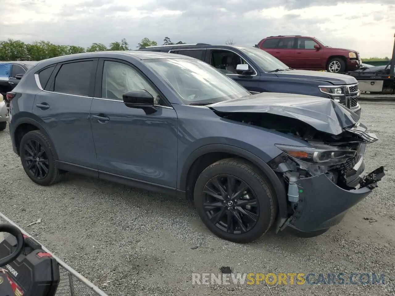 4 fotografías del automóvil dañado JM3KFBCM6P0214123 MAZDA CX-5 PREFE 2023