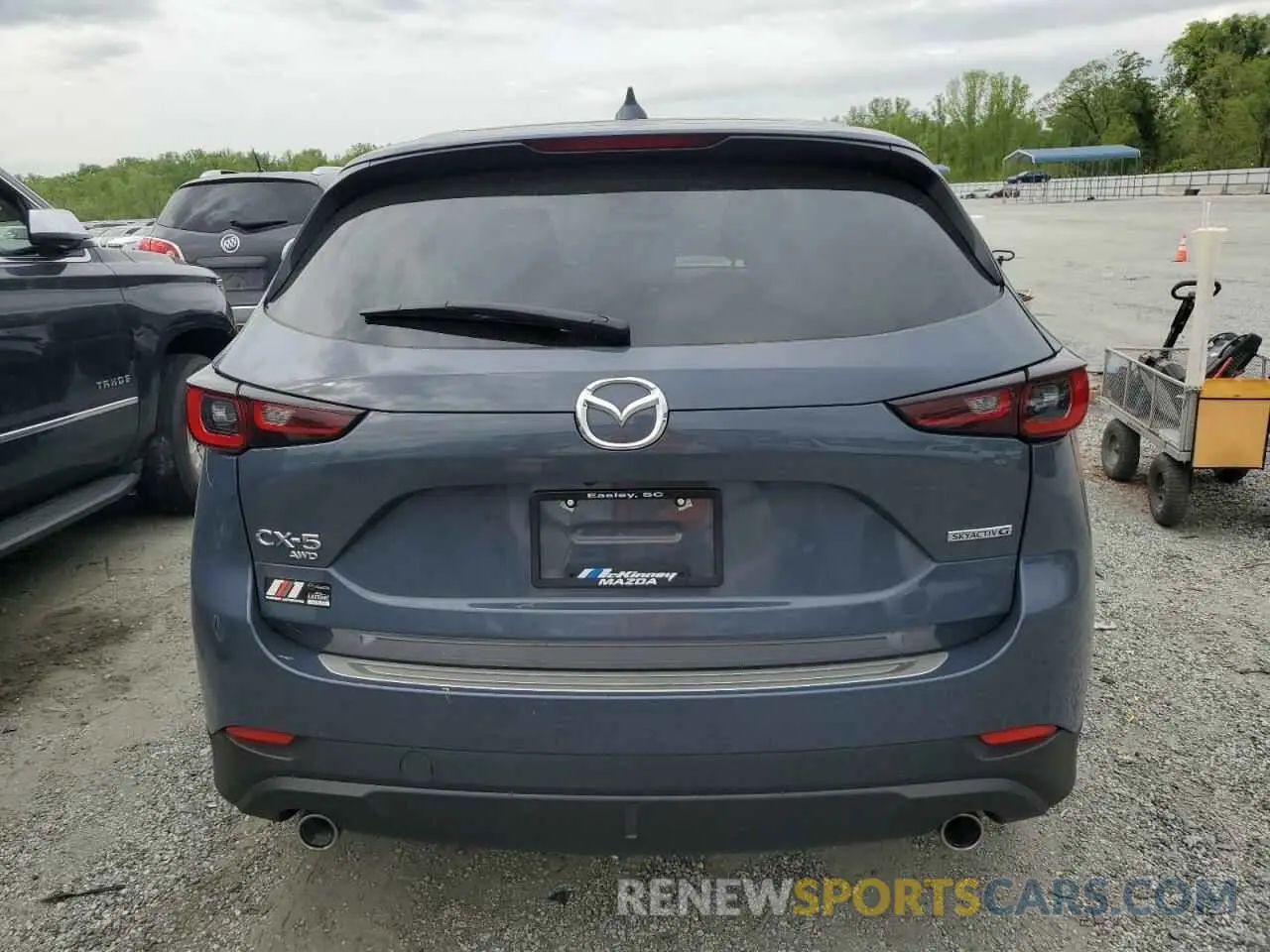 6 fotografías del automóvil dañado JM3KFBCM6P0214123 MAZDA CX-5 PREFE 2023