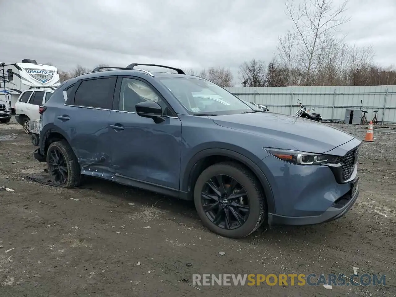 4 fotografías del automóvil dañado JM3KFBCM7P0187725 MAZDA CX-5 PREFE 2023