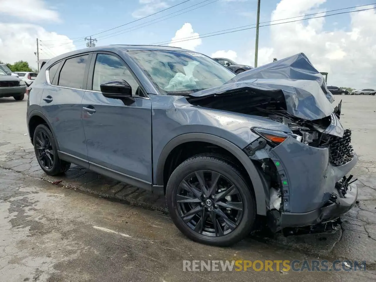 4 fotografías del automóvil dañado JM3KFBCM7P0263413 MAZDA CX-5 PREFE 2023