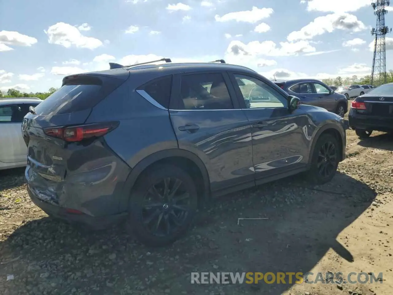 3 fotografías del automóvil dañado JM3KFBCM9P0110080 MAZDA CX-5 PREFE 2023