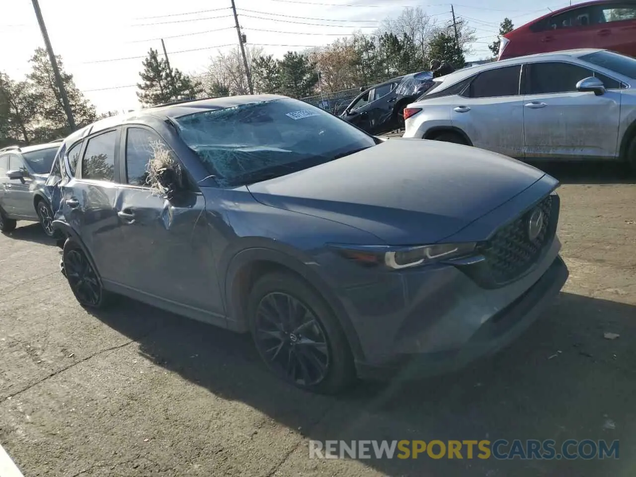 4 fotografías del automóvil dañado JM3KFBCMXP0195656 MAZDA CX-5 PREFE 2023