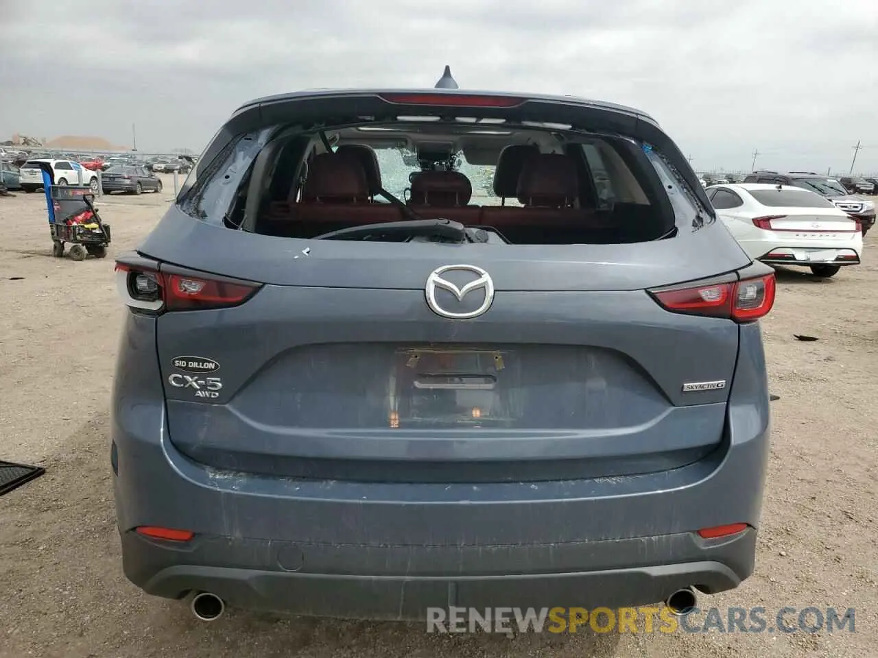 6 fotografías del automóvil dañado JM3KFBCL0R0446324 MAZDA CX-5 PREFE 2024