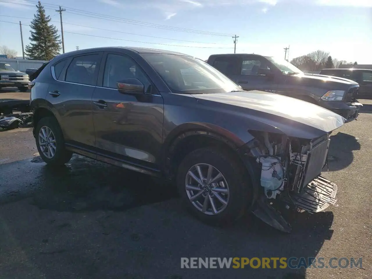 4 fotografías del automóvil dañado JM3KFBCL1R0443481 MAZDA CX-5 PREFE 2024