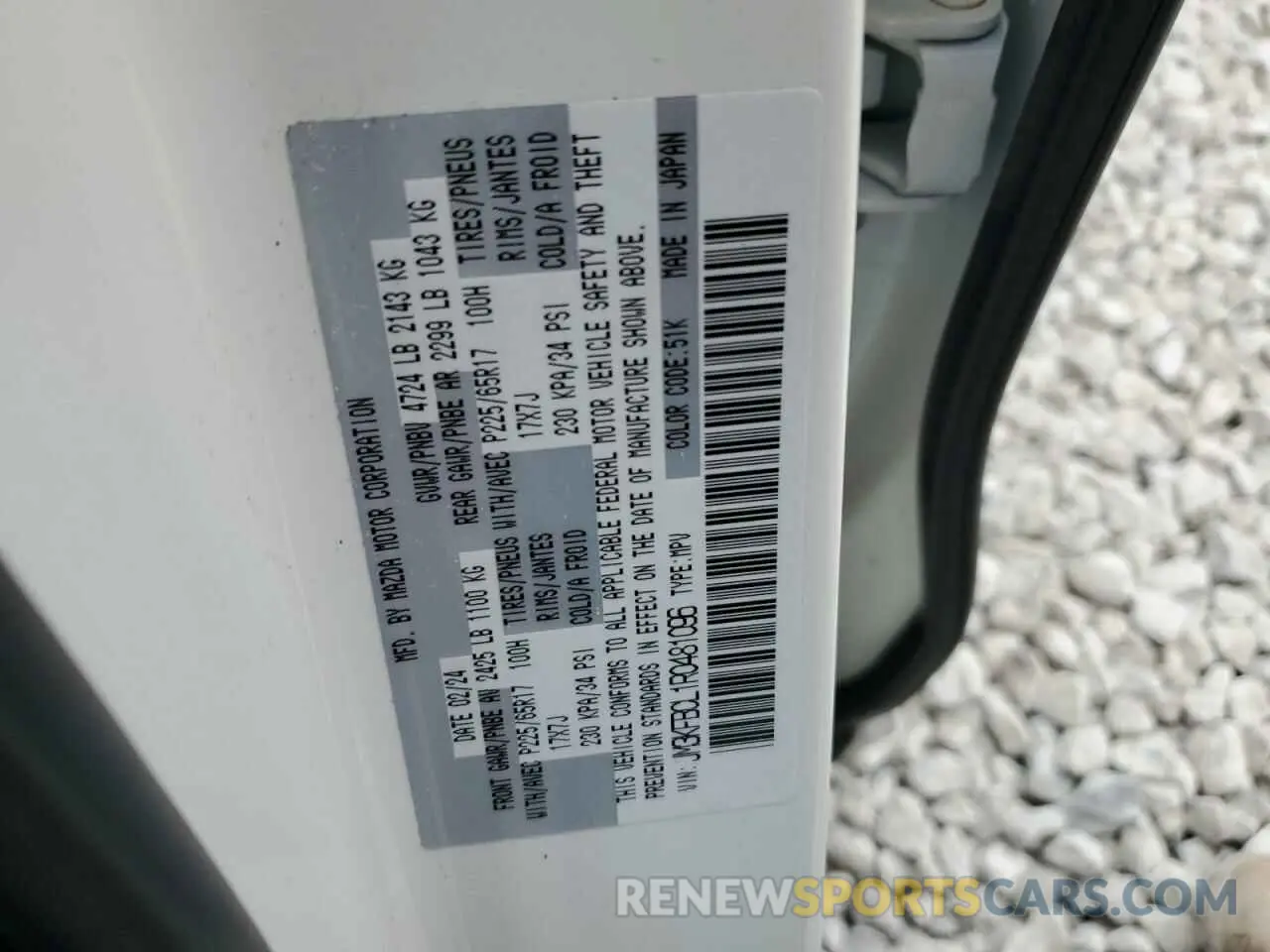 15 fotografías del automóvil dañado JM3KFBCL1R0481096 MAZDA CX-5 PREFE 2024