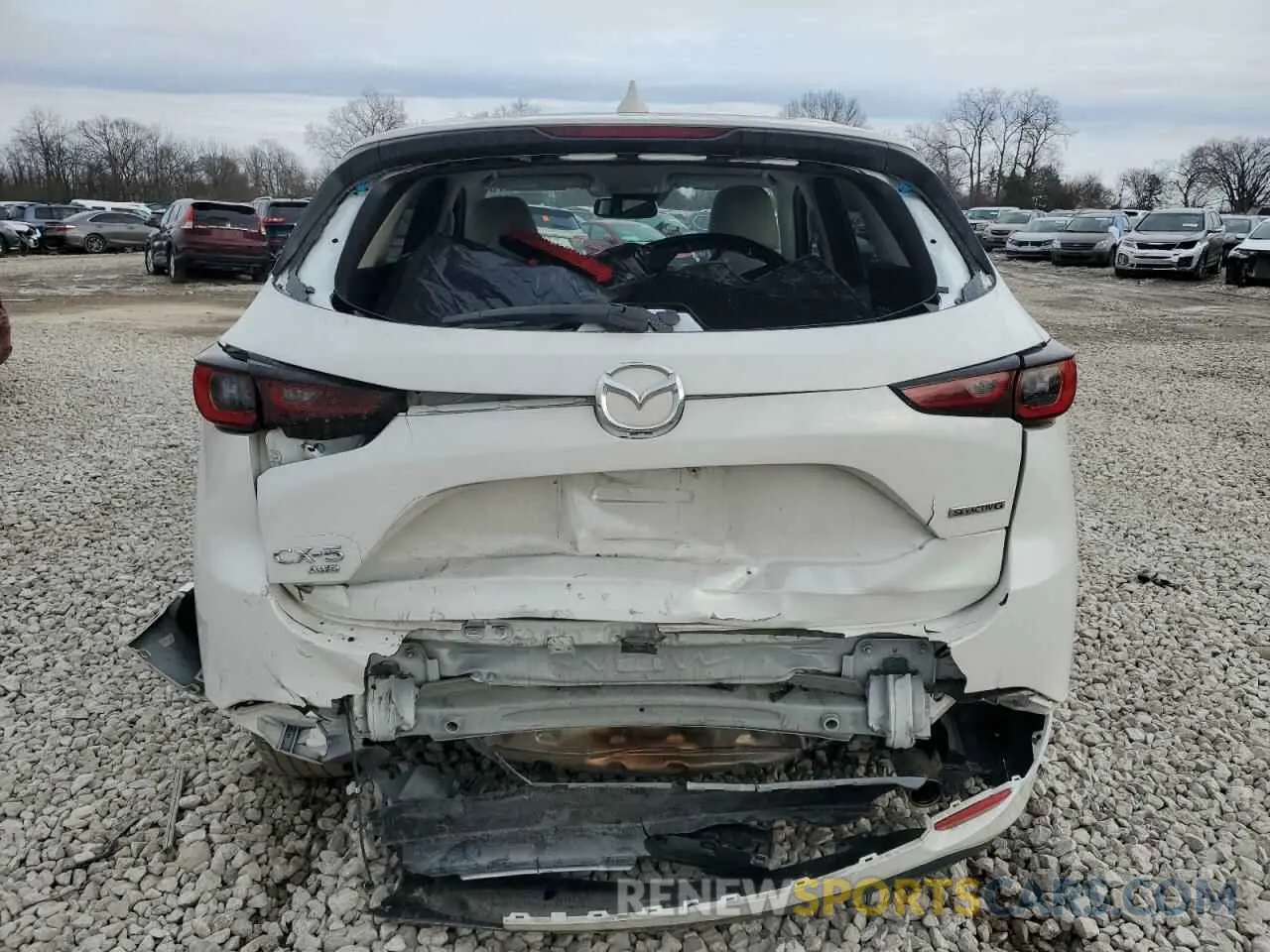 6 fotografías del automóvil dañado JM3KFBCL1R0481096 MAZDA CX-5 PREFE 2024