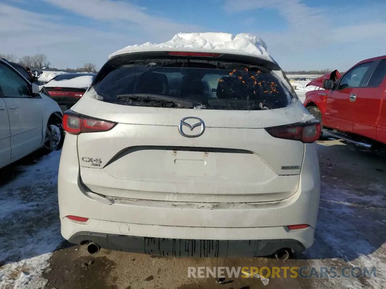 6 fotografías del automóvil dañado JM3KFBCL5R0416705 MAZDA CX-5 PREFE 2024