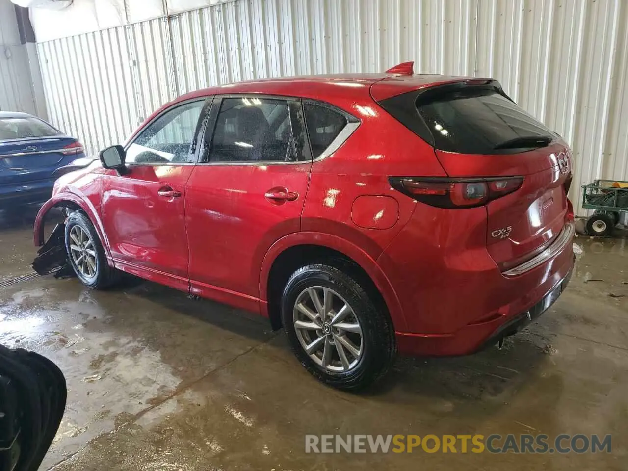 2 fotografías del automóvil dañado JM3KFBCL5R0418602 MAZDA CX-5 PREFE 2024
