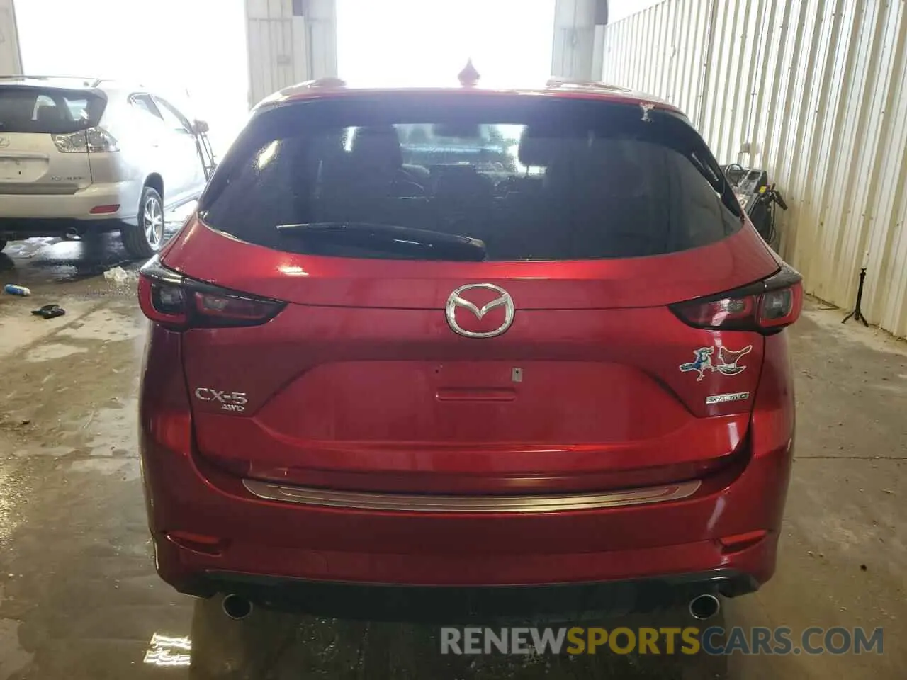 6 fotografías del automóvil dañado JM3KFBCL5R0418602 MAZDA CX-5 PREFE 2024