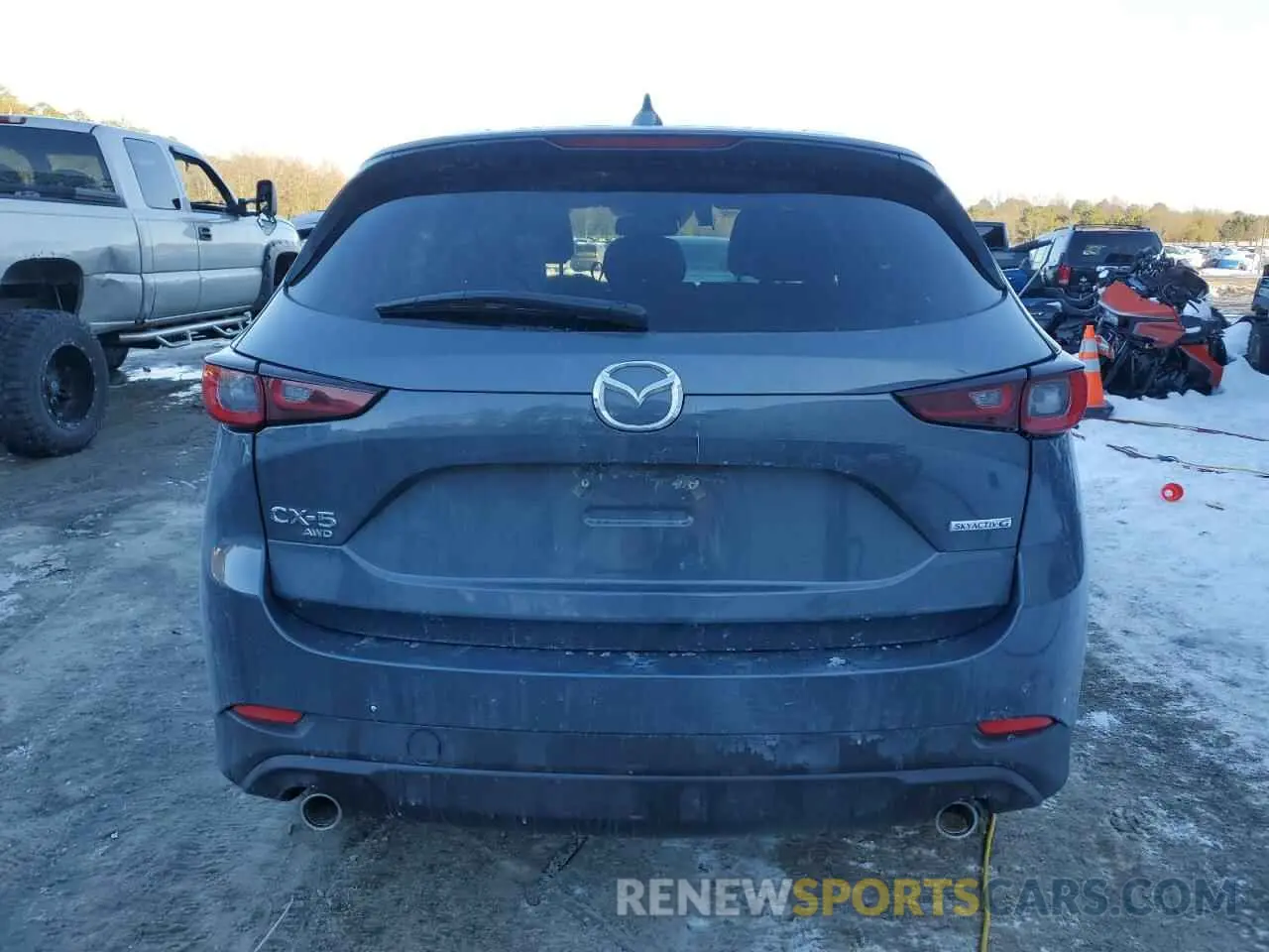 6 fotografías del automóvil dañado JM3KFBCL5R0486639 MAZDA CX-5 PREFE 2024