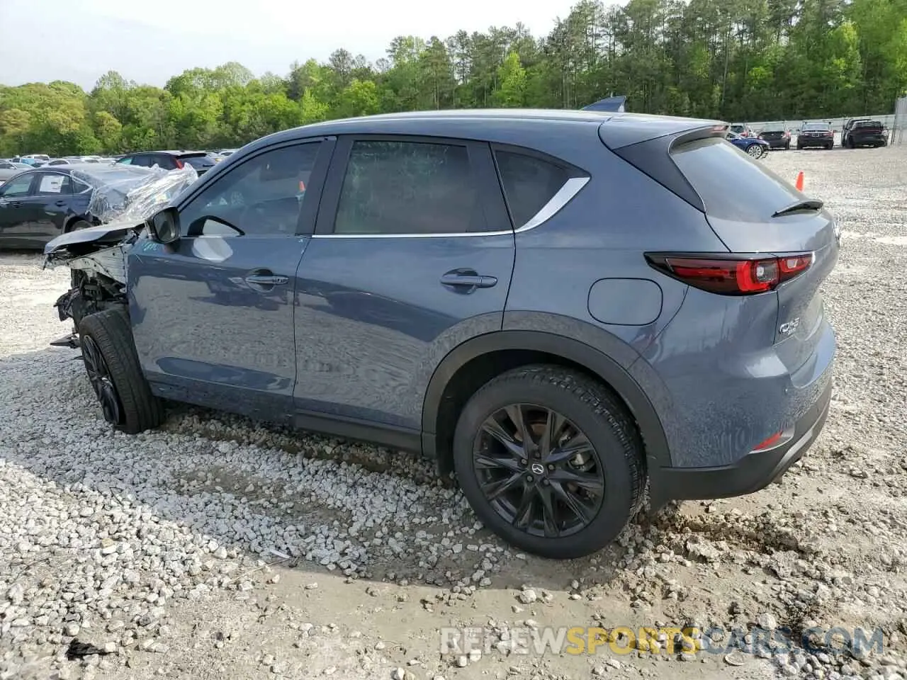 2 fotografías del automóvil dañado JM3KFBCL5R0493025 MAZDA CX-5 PREFE 2024