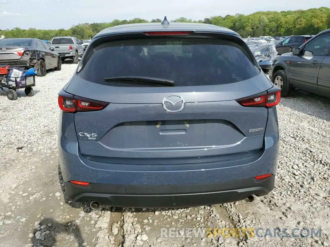 6 fotografías del automóvil dañado JM3KFBCL5R0493025 MAZDA CX-5 PREFE 2024