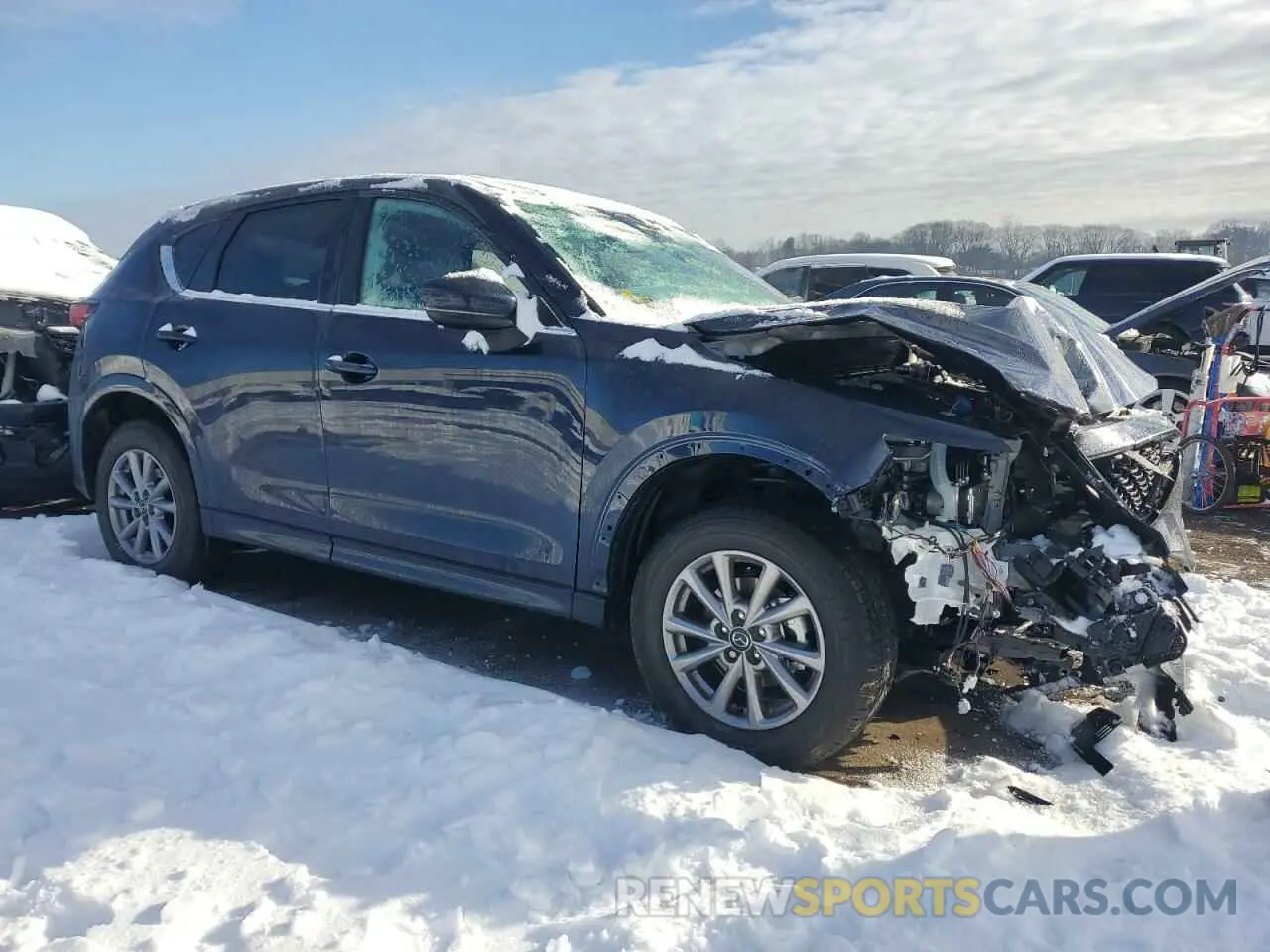 4 fotografías del automóvil dañado JM3KFBCL6R0488898 MAZDA CX-5 PREFE 2024
