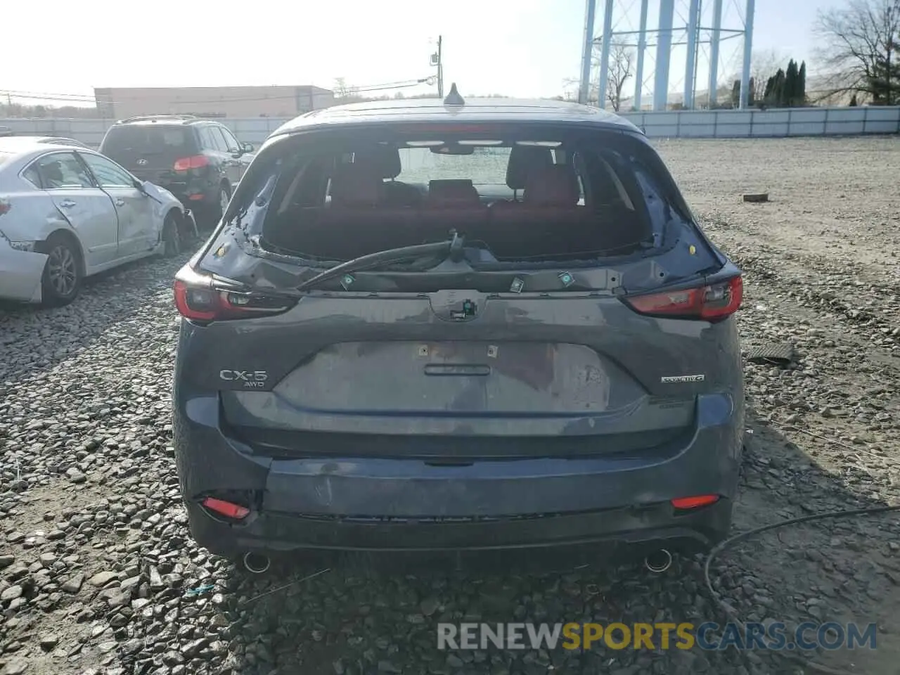 6 fotografías del automóvil dañado JM3KFBCM9R0399285 MAZDA CX-5 PREFE 2024