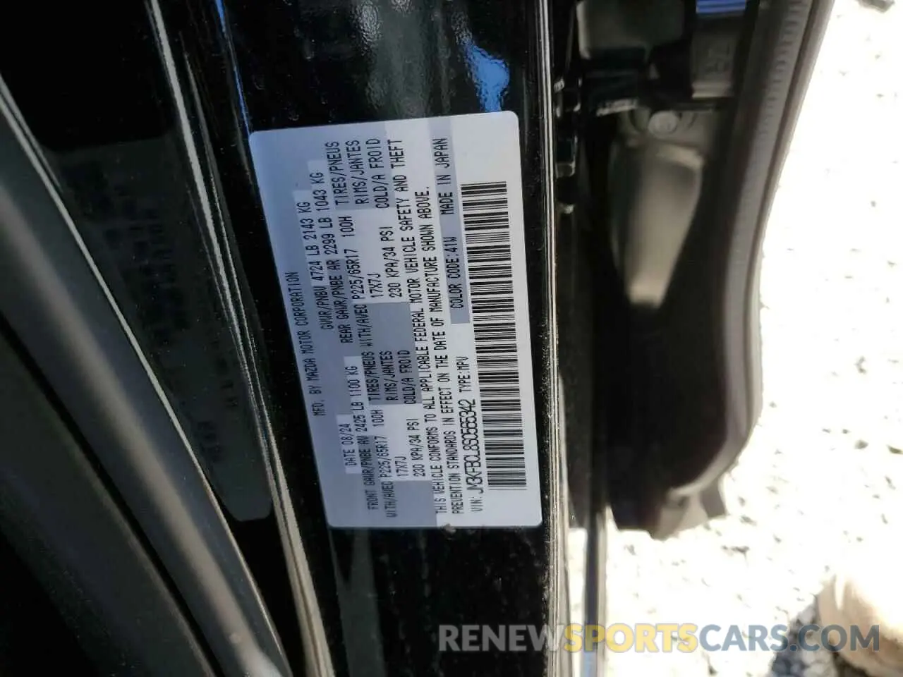 14 fotografías del automóvil dañado JM3KFBCL8S0565342 MAZDA CX-5 PREFE 2025