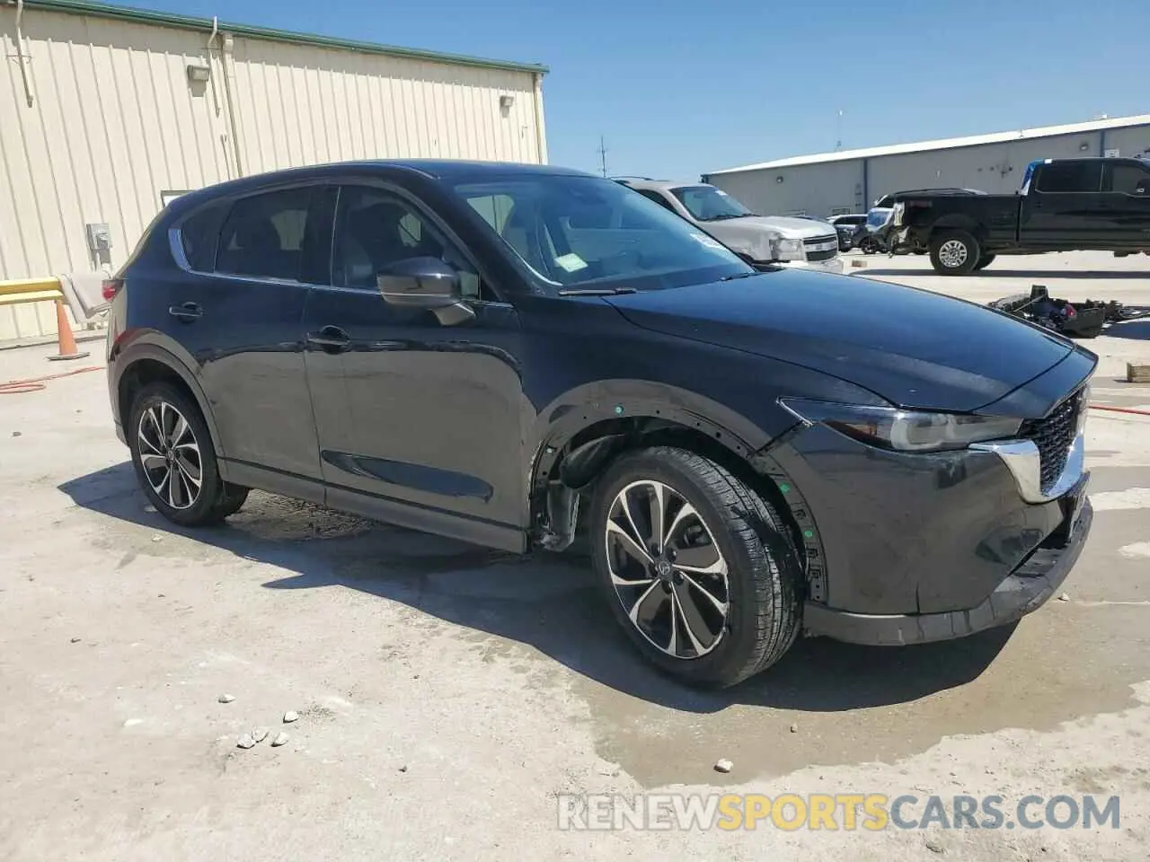 4 fotografías del automóvil dañado JM3KFBDM2N1634080 MAZDA CX-5 PREMI 2022