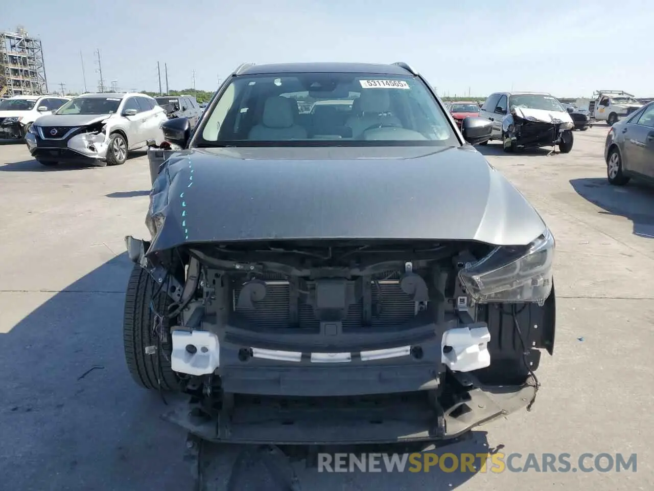 5 fotografías del automóvil dañado JM3KFBDM4N1632928 MAZDA CX-5 PREMI 2022