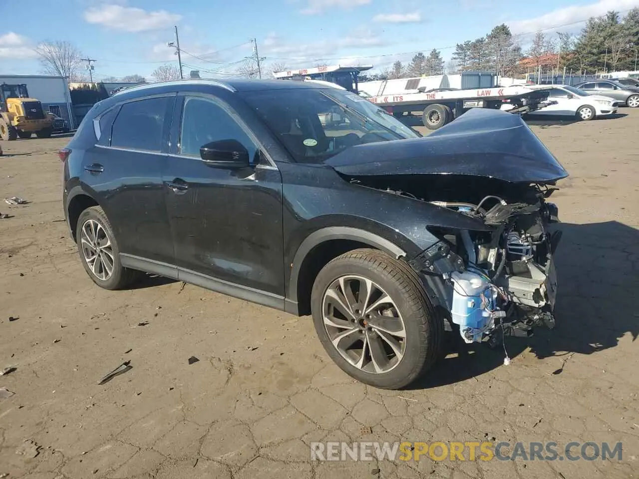 4 fotografías del automóvil dañado JM3KFBEM3N1530213 MAZDA CX-5 PREMI 2022