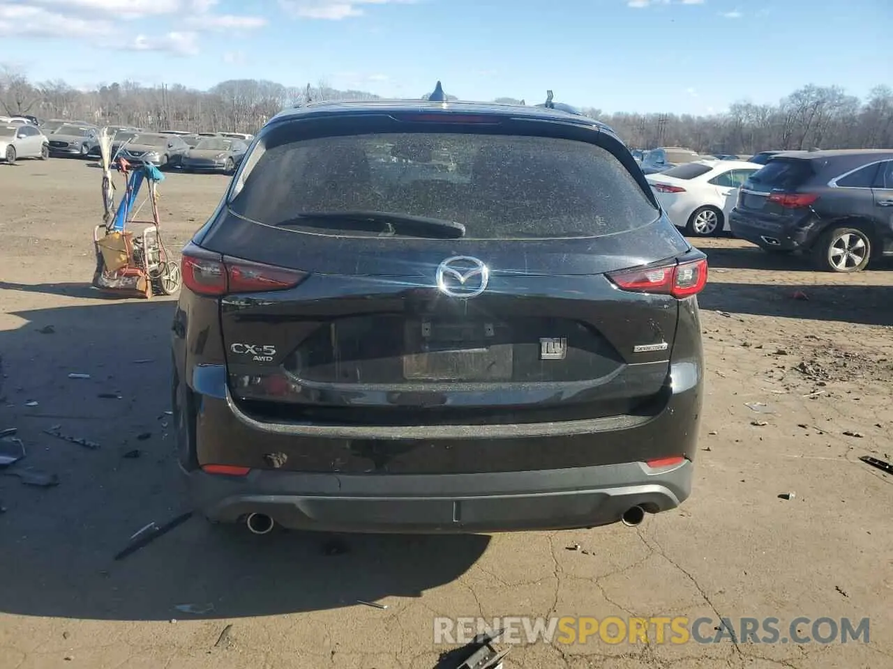 6 fotografías del automóvil dañado JM3KFBEM3N1530213 MAZDA CX-5 PREMI 2022