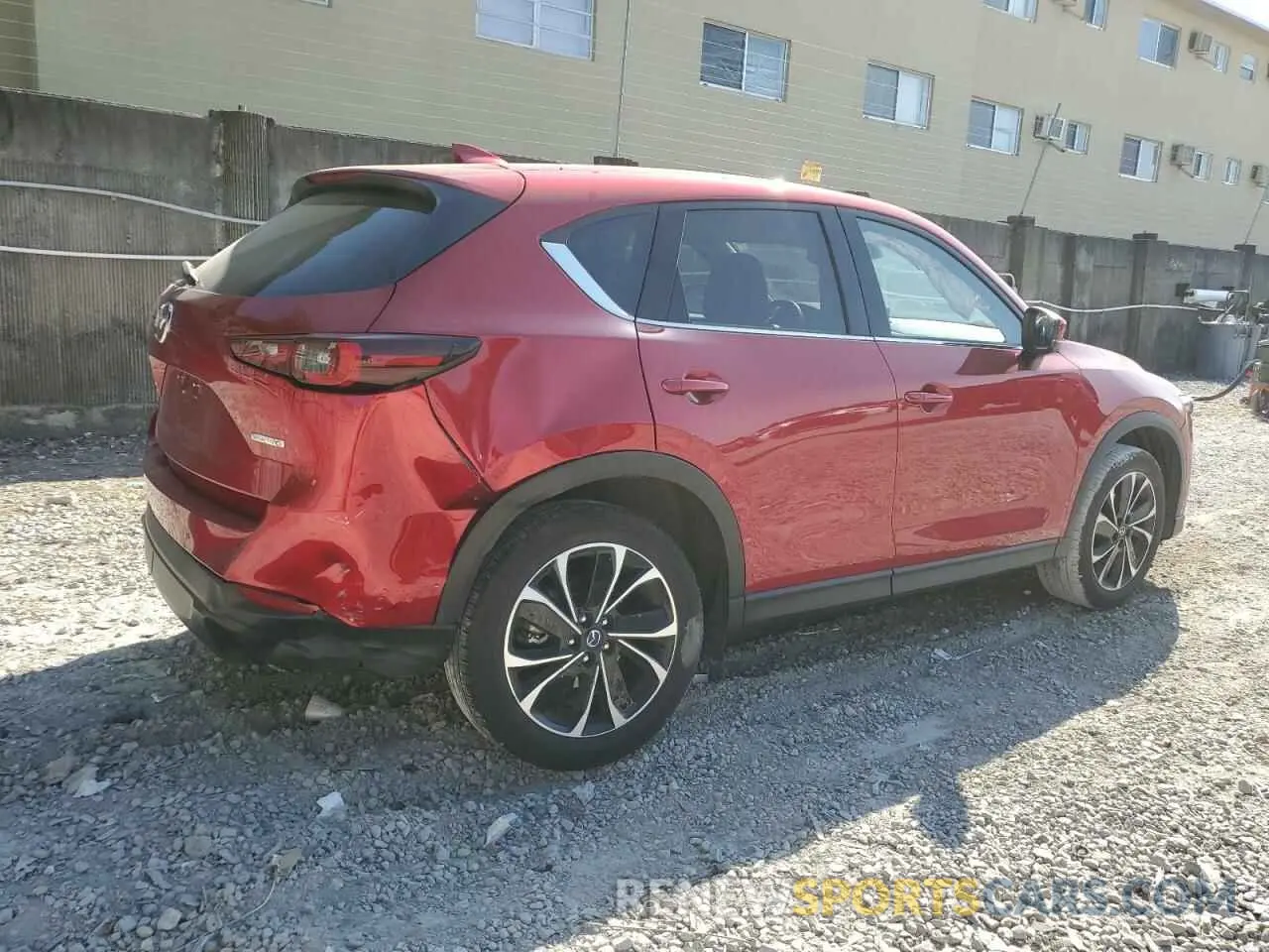 3 fotografías del automóvil dañado JM3KFBDM0P0268693 MAZDA CX-5 PREMI 2023