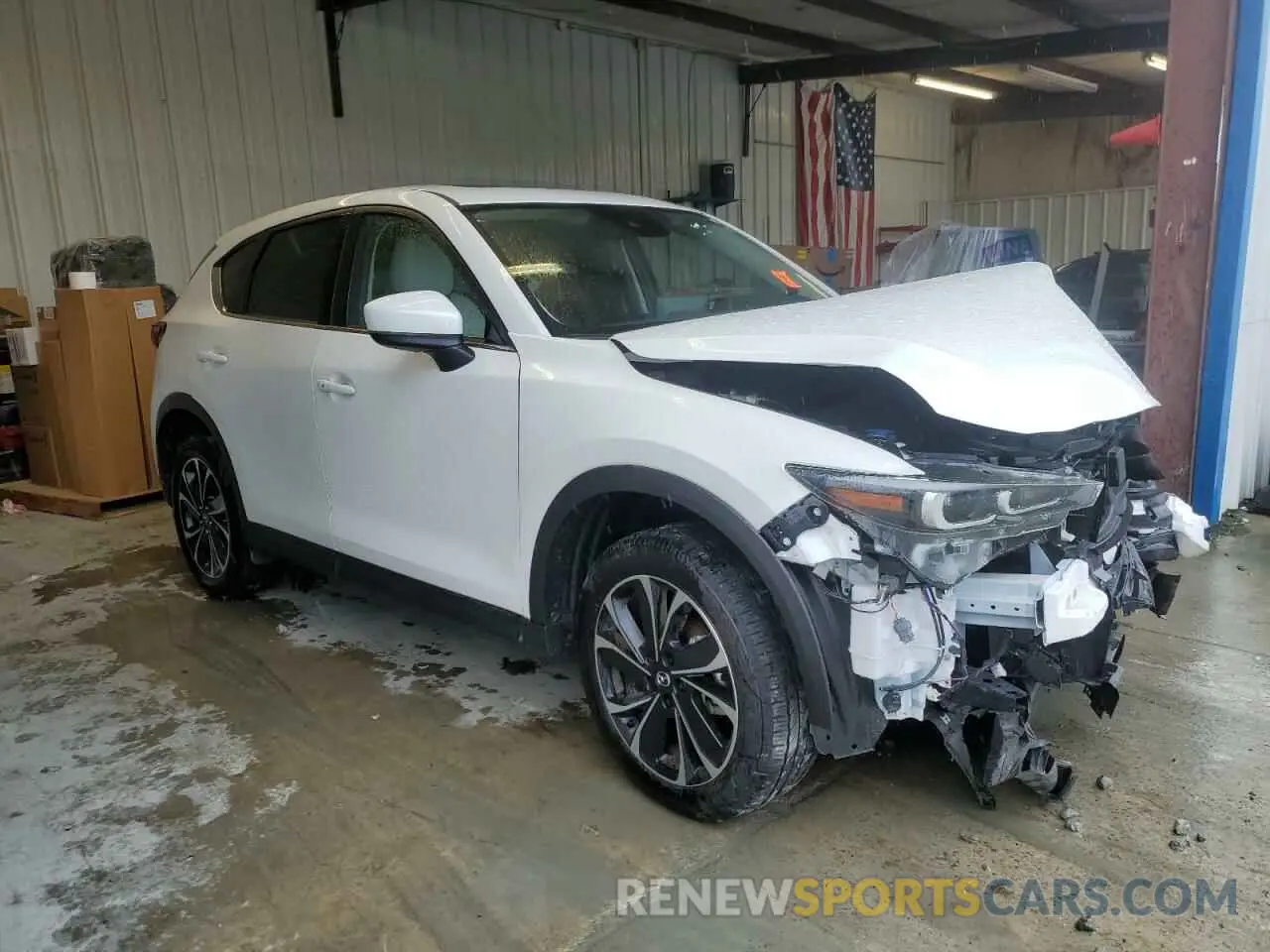 4 fotografías del automóvil dañado JM3KFBDM6P0210040 MAZDA CX-5 PREMI 2023