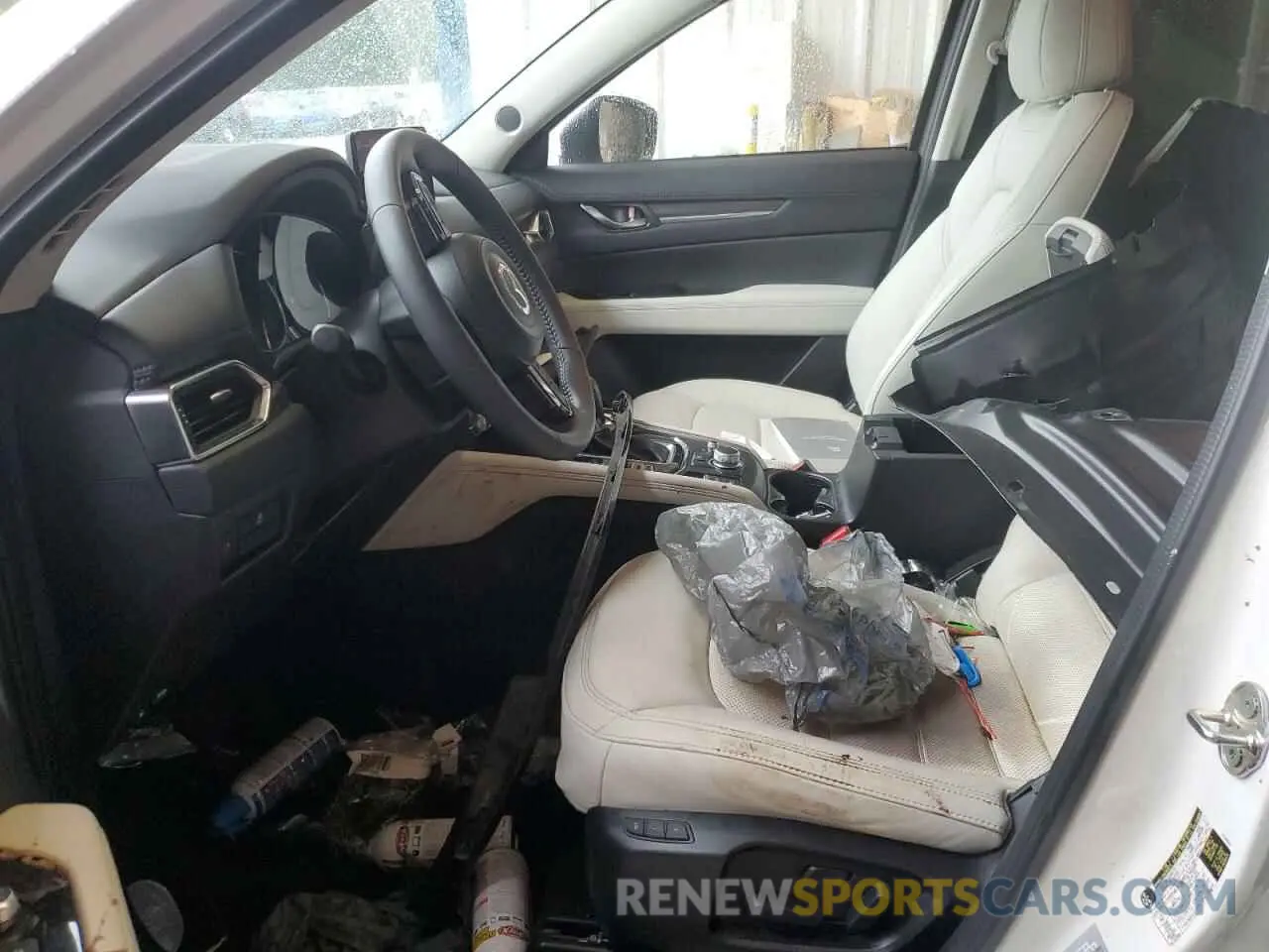 7 fotografías del automóvil dañado JM3KFBDM6P0210040 MAZDA CX-5 PREMI 2023