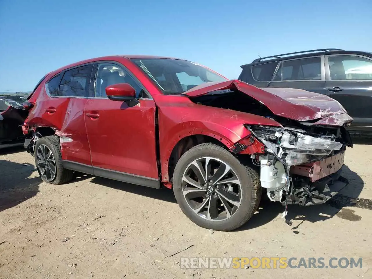 4 fotografías del automóvil dañado JM3KFBDM7P0192647 MAZDA CX-5 PREMI 2023