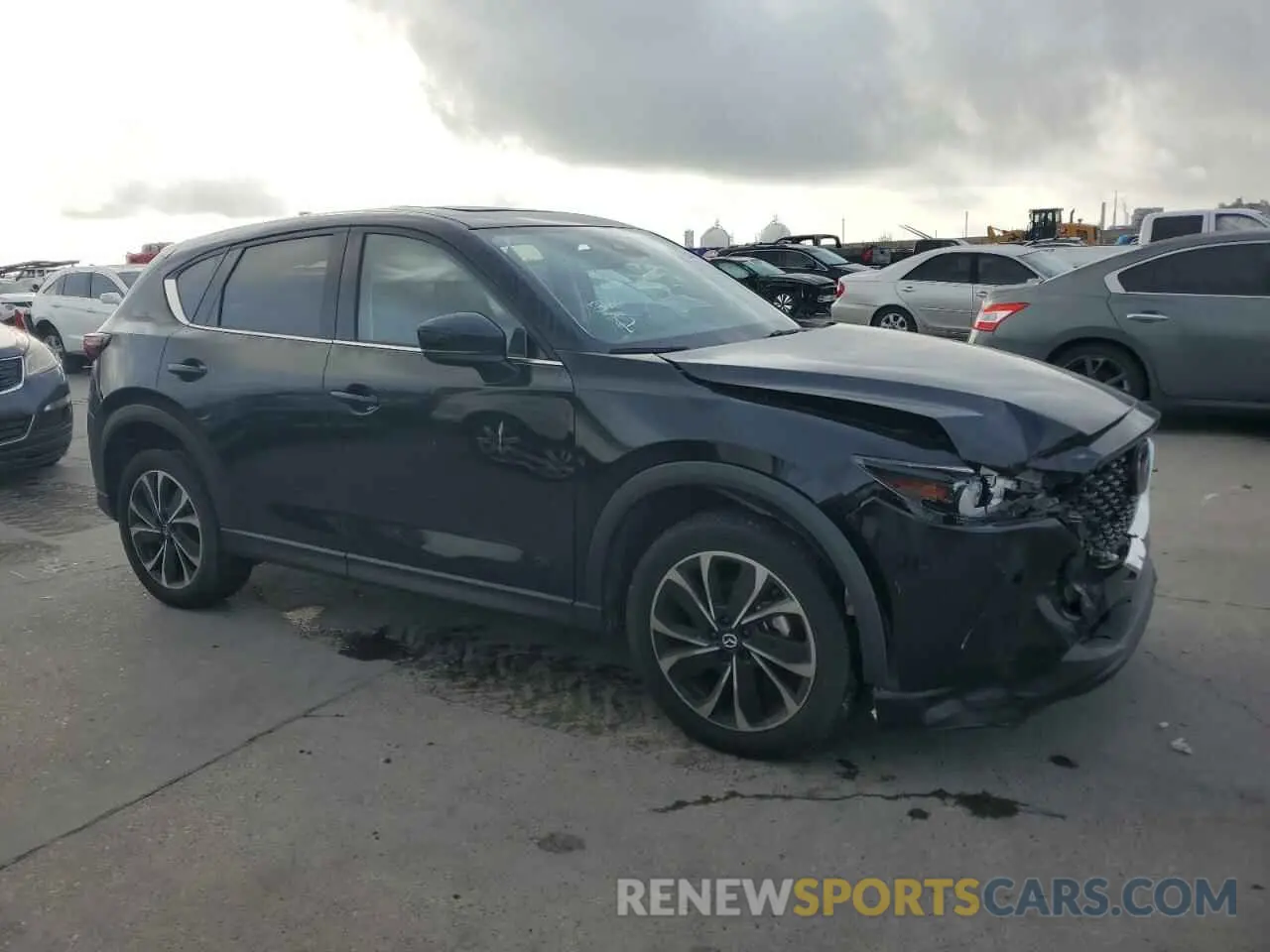4 fotografías del automóvil dañado JM3KFBDM7P0234833 MAZDA CX-5 PREMI 2023