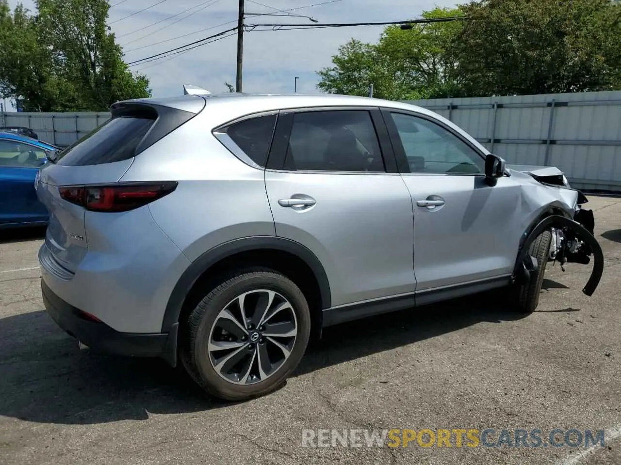 3 fotografías del automóvil dañado JM3KFBDM9P0210906 MAZDA CX-5 PREMI 2023