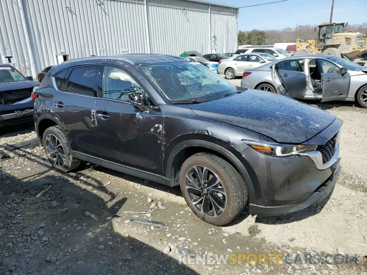 4 fotografías del automóvil dañado JM3KFBDM9P0278249 MAZDA CX-5 PREMI 2023