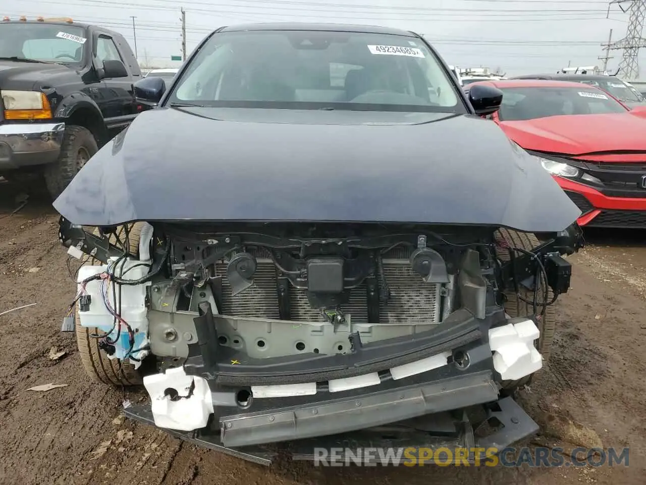 5 fotografías del automóvil dañado JM3KFBDL3R0528305 MAZDA CX-5 PREMI 2024