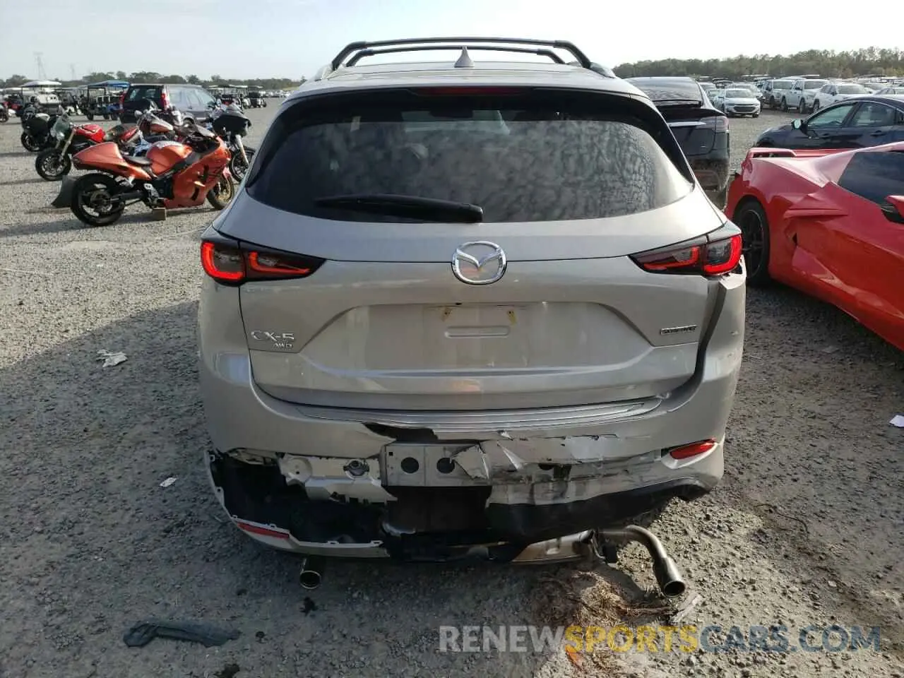 6 fotografías del automóvil dañado JM3KFBDL5R0523770 MAZDA CX-5 PREMI 2024